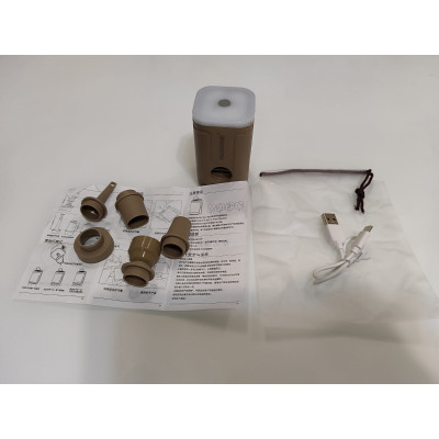 Акумуляторний насос-ліхтарик 3-в-1: Надування, Світло та Вакуумування!