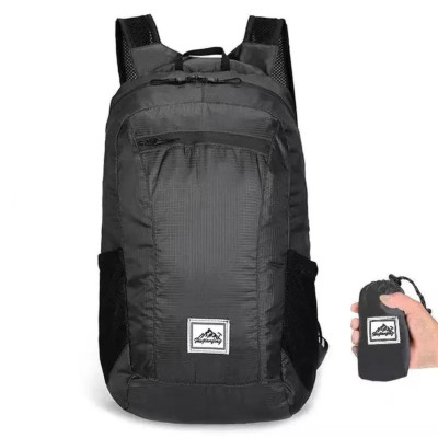 Рюкзак Pacoone Чорний складаний (до 20л, водовідштовхувальний)