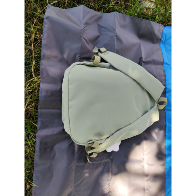 Стильний молодіжний рюкзак (Зелений, 20л) з брелоком: Твій яскравий акцент!