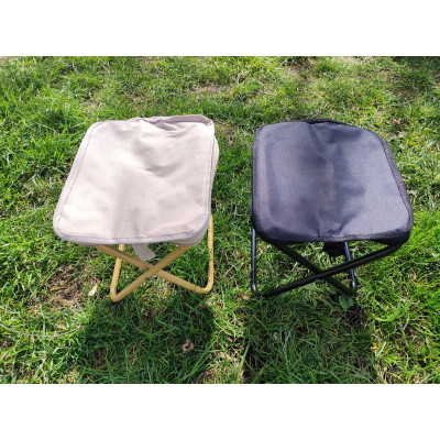 Табурет складаний компактний Бежевий (0.62кг, Оксфорд 600D)